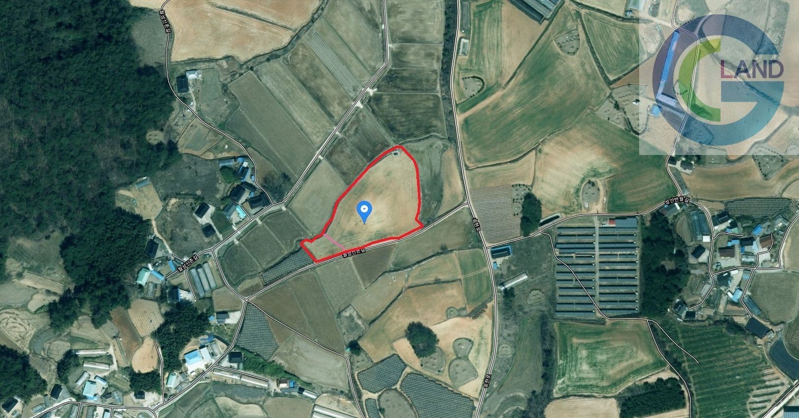 고창군 아산면 성산리에 위치한 밭농사용 농지 2