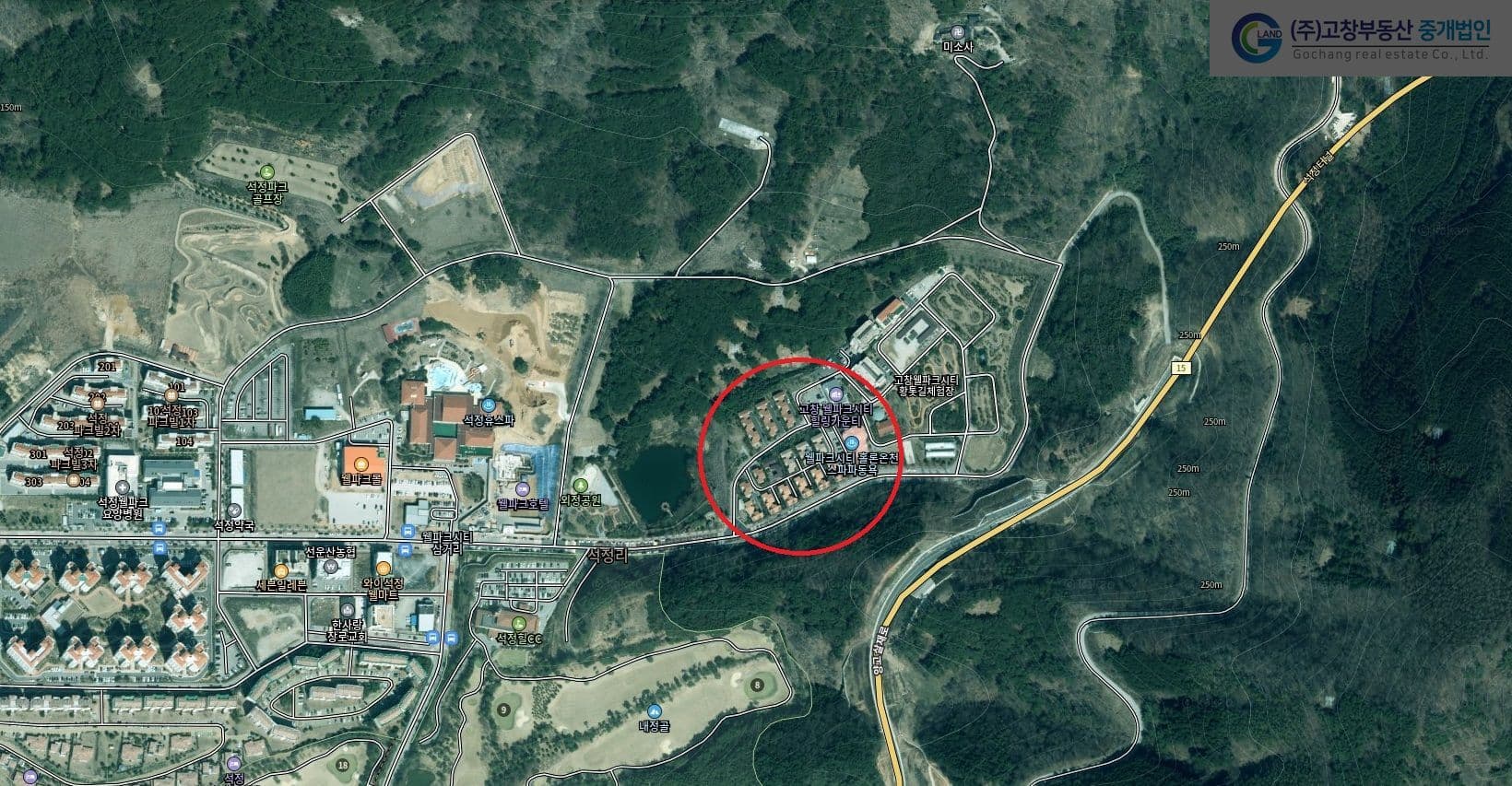 고창군 고창읍 석정온천관광단지내 석정힐링카운티 관광펜션 15평형  3