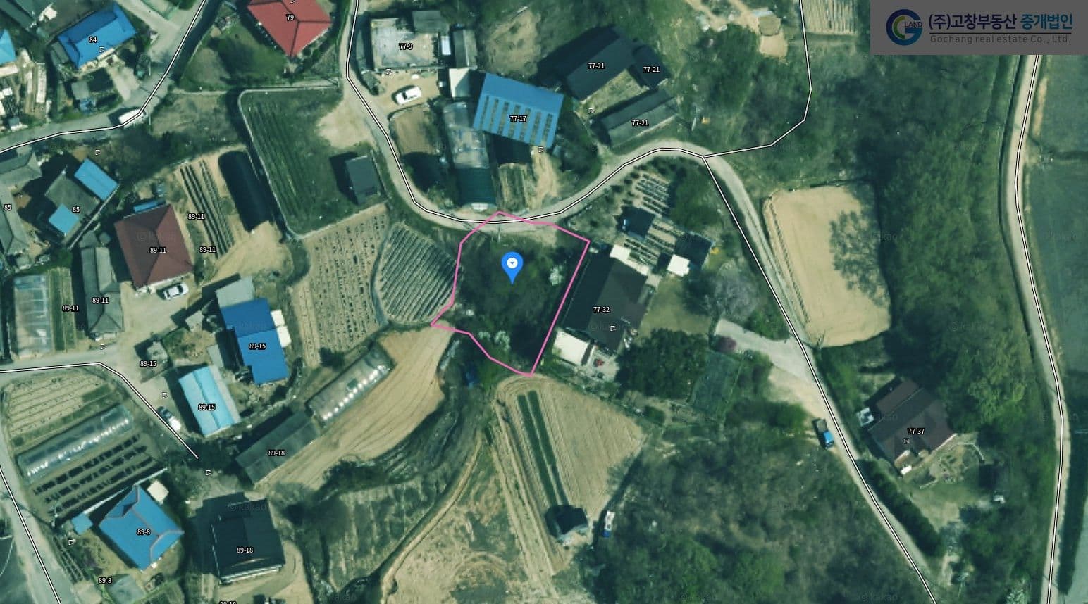 이천시 설성면 자석리에 위치한 주택건축 적합지 120평 2