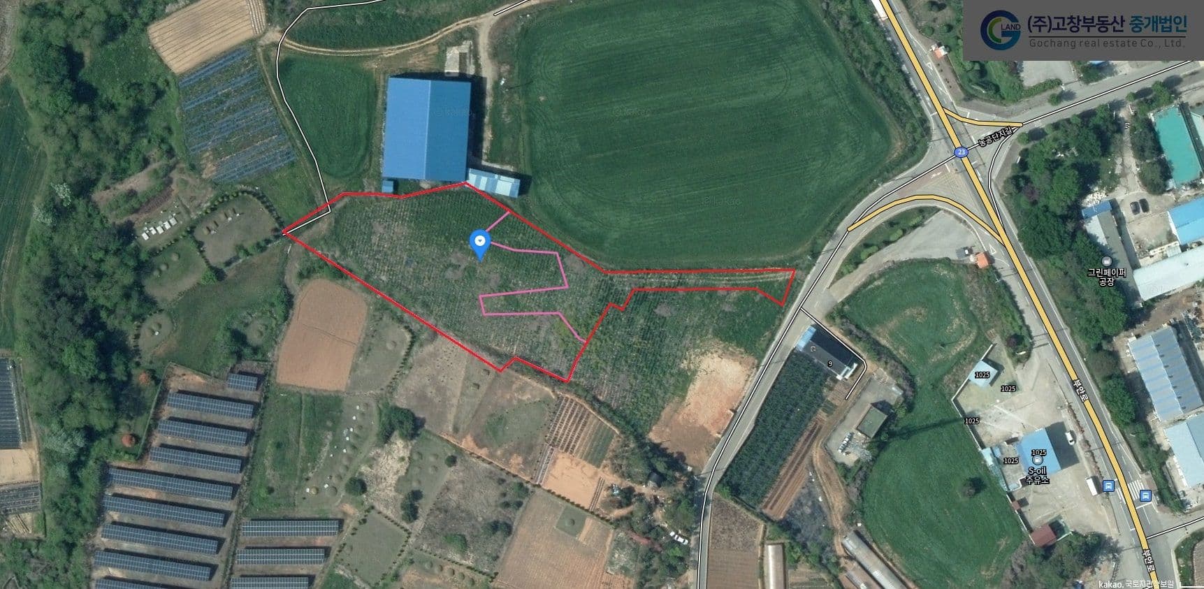 부안군 줄포면 줄포리에 위치한 무인텔건축 적합부지