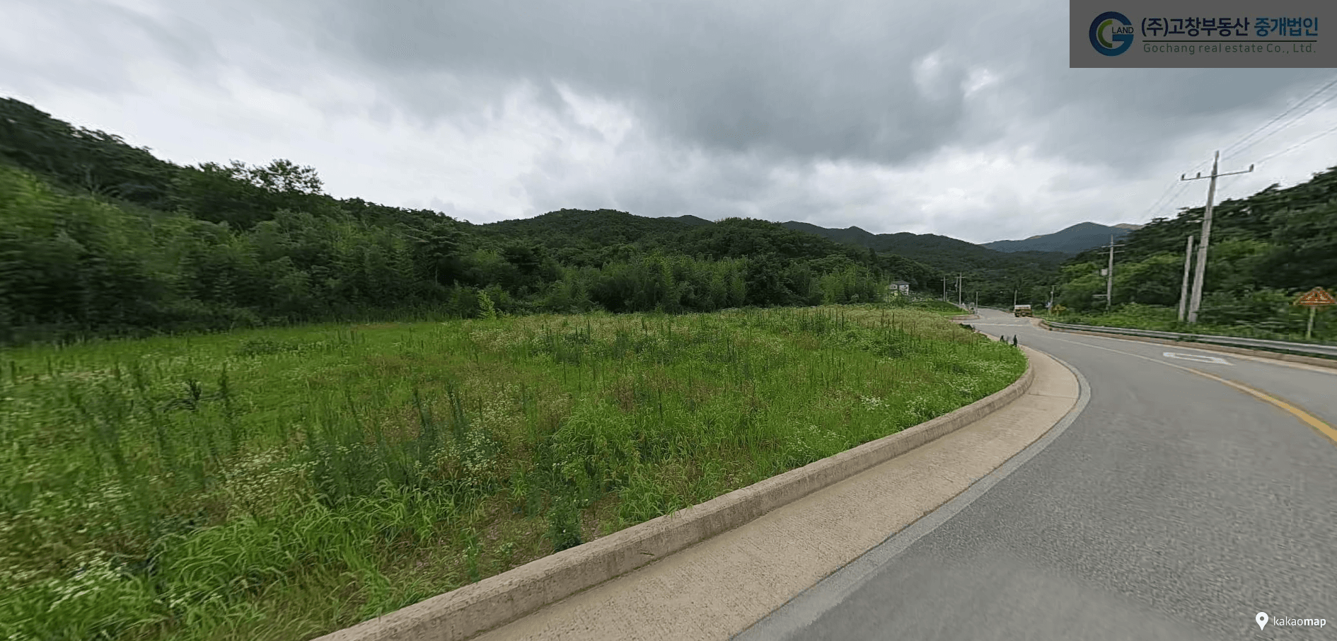 고창군 고수면 은사리에 위치한 전원주택 건축 적합지