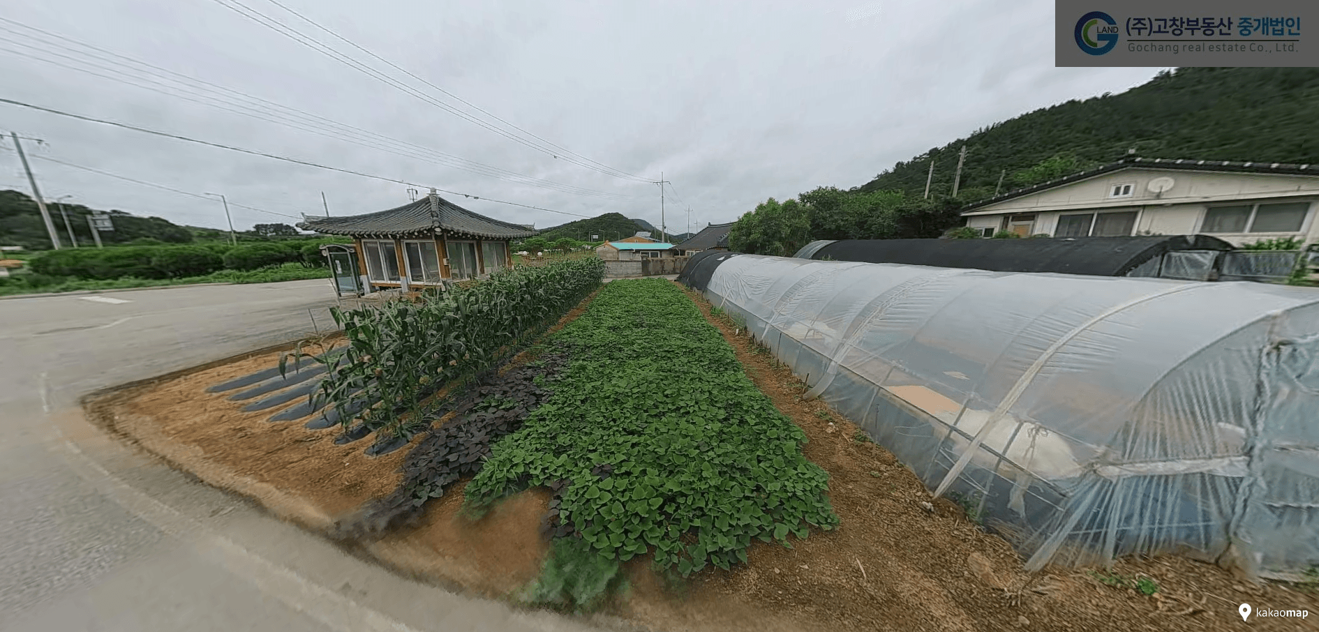 고창군 해리면 안산리 이상동마을에 위치한 주택 건축 적합부지