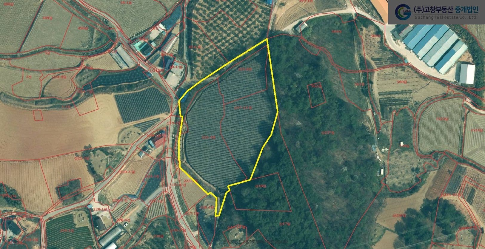 고창군 무장면 송현리에 위치한 다용도 농지 2