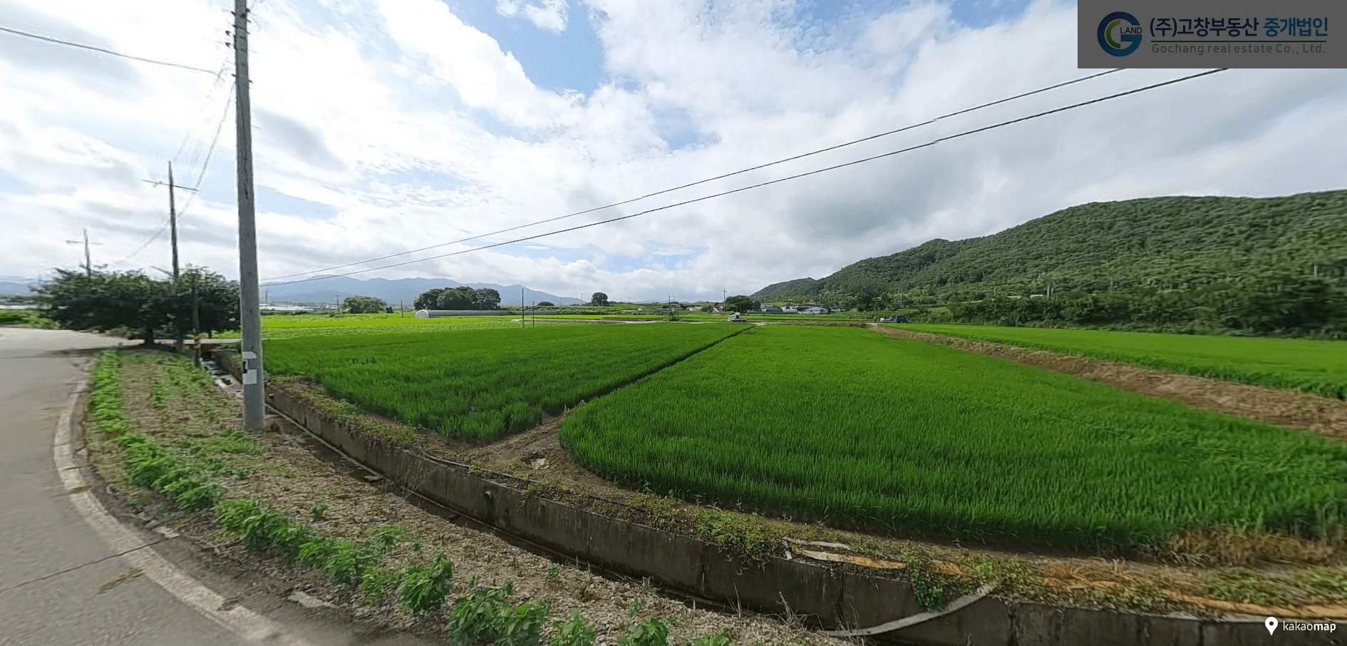 고창군 부안면 상등리에 위치한 벼농사용 농지