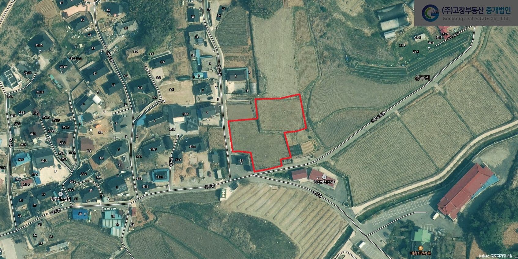 고창군 고창읍 성두리에 위치한 단독주택 건축 적합지 3