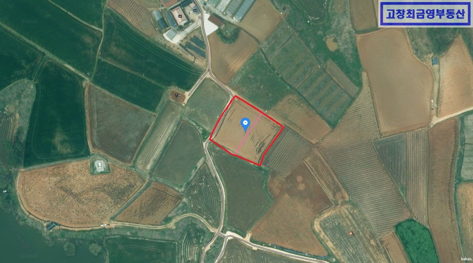 고창군 상하면 용정리에 위치한 일반 밭농사용 농지