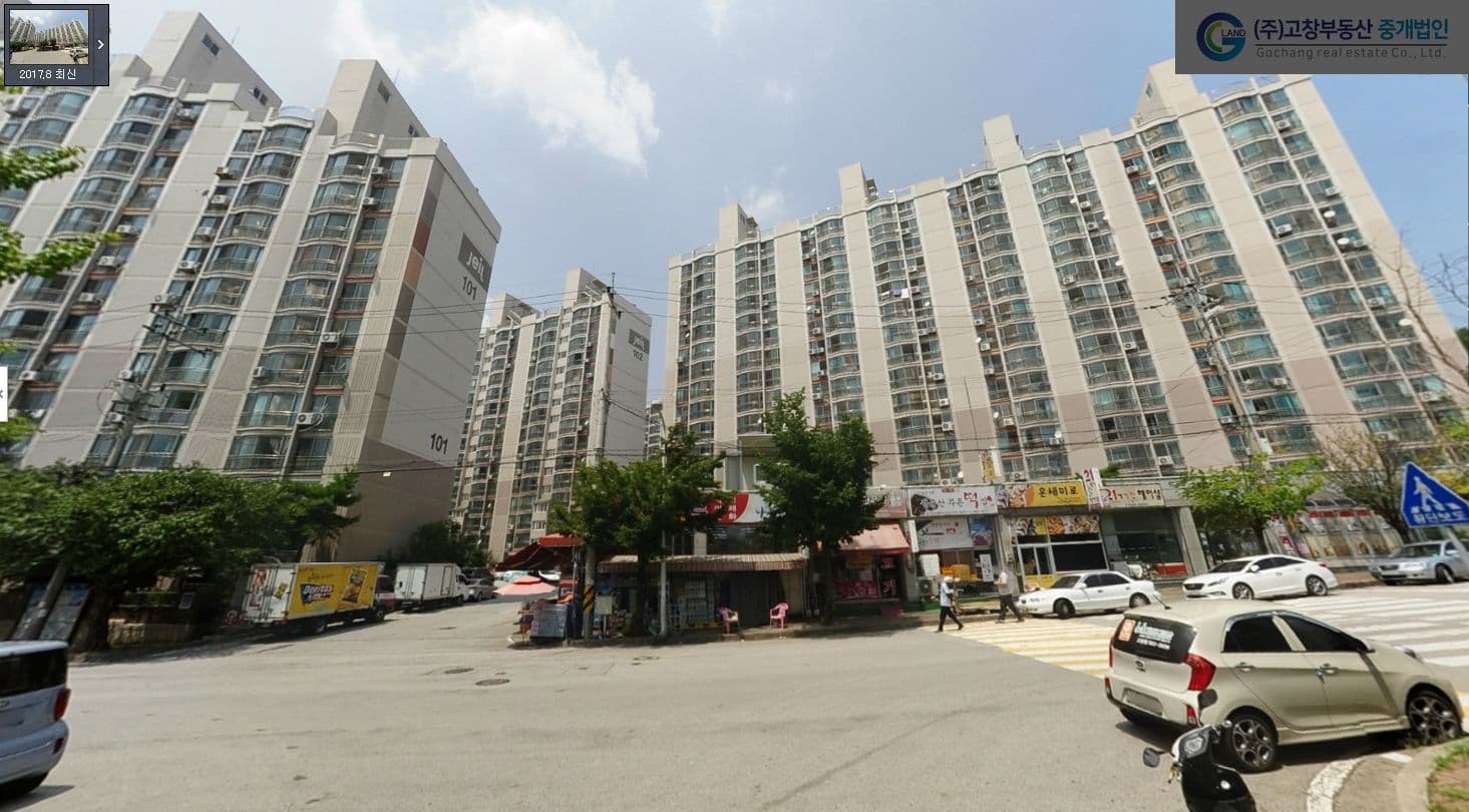 고창읍 월곡리에 위치한 온천마을제일아파트 24형