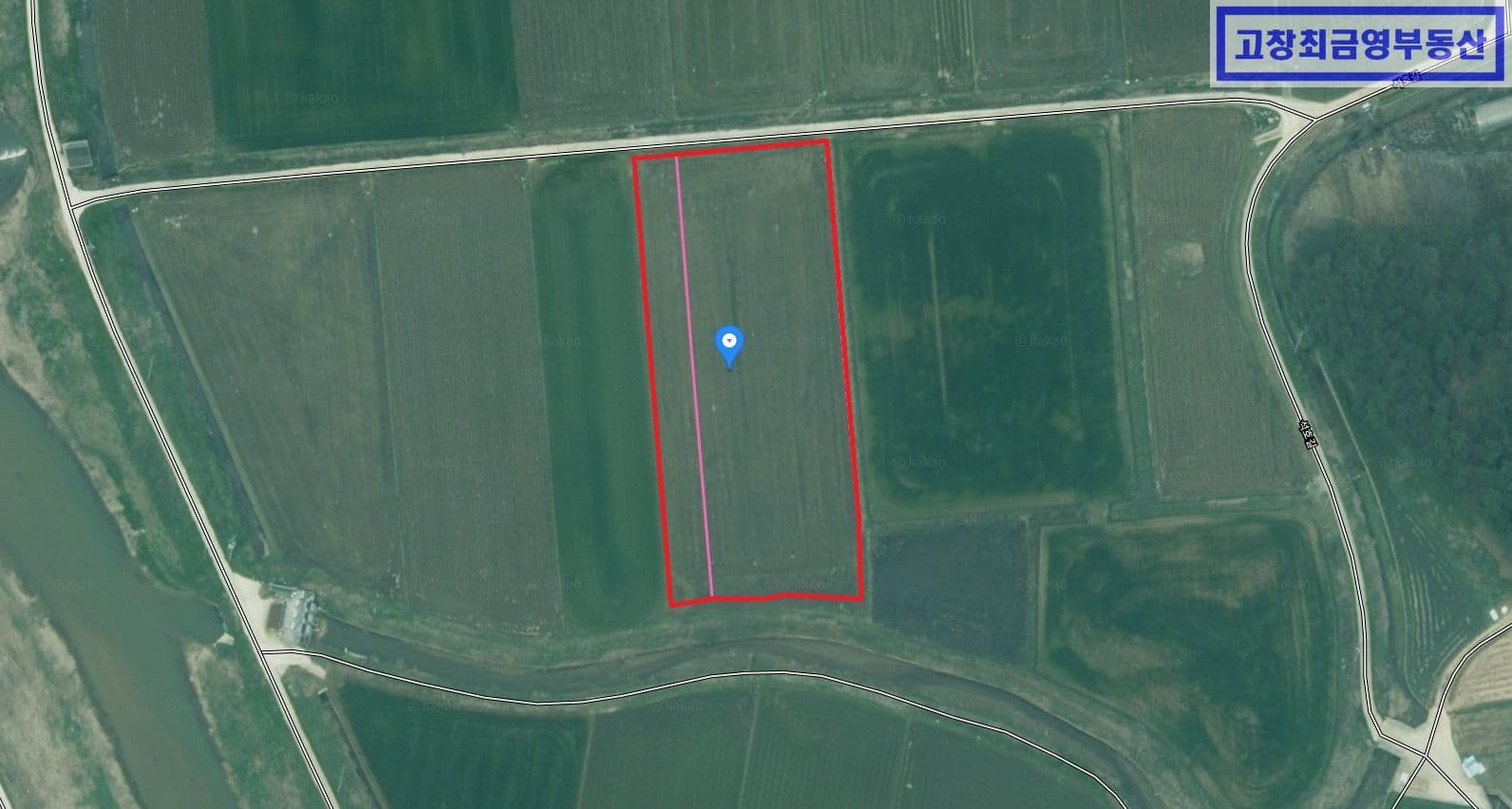 고창군 흥덕면 오호리에 위치한 벼농사용 농지 2