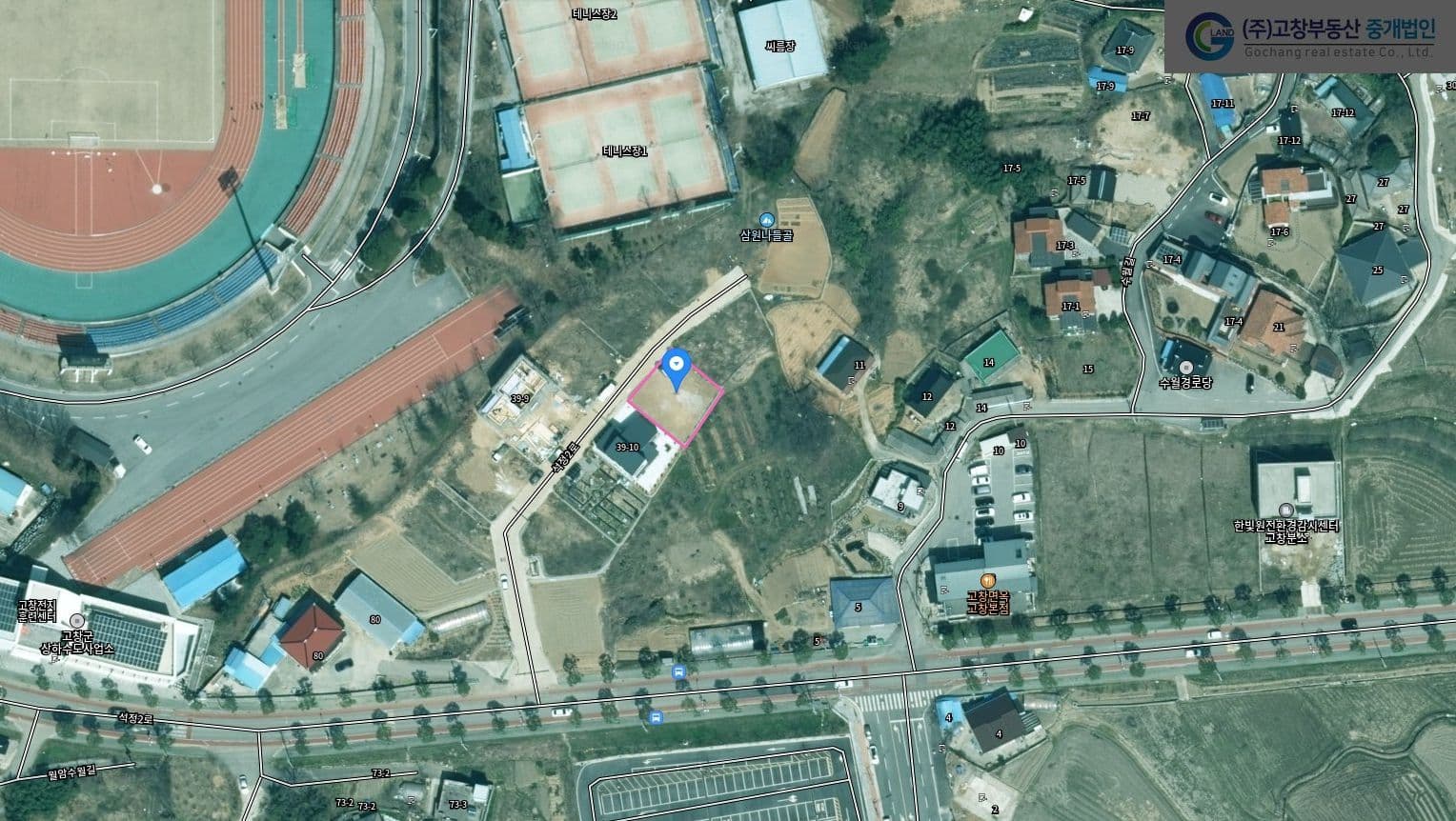 고창군 고창읍 석정온천인근 수월마을 상단에 위치한 전원주택 건축부지 2