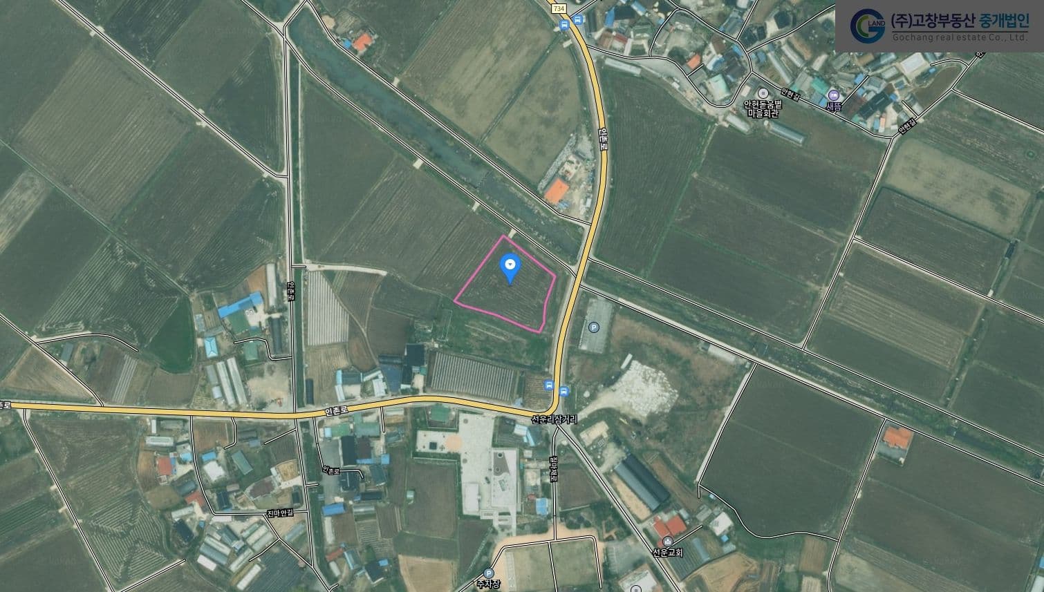 고창군 부안면 선운리 미당시문학관 인근에 위치한 농수산 관련시설 설치 3