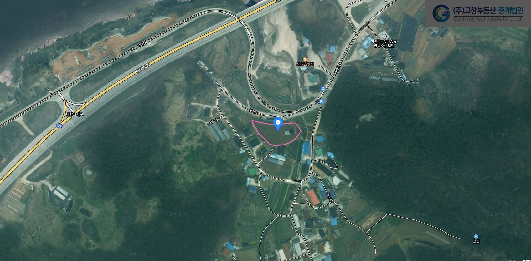 부안군 변산면 새만금 인근에 위치한 다용도 토지 2