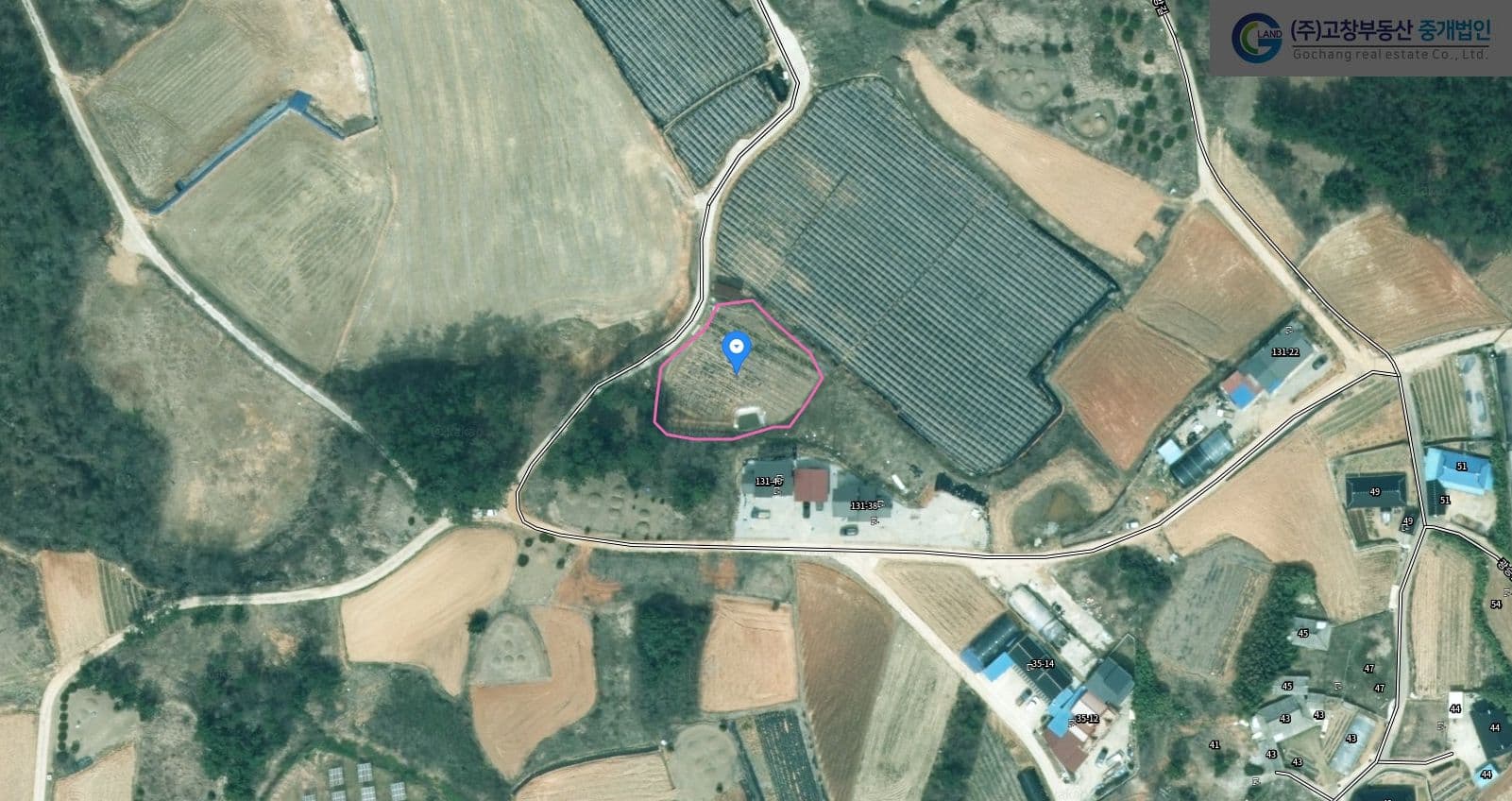 고창군 해리면 광승리에 위치한 농업인지위 취득용 농지 1필지