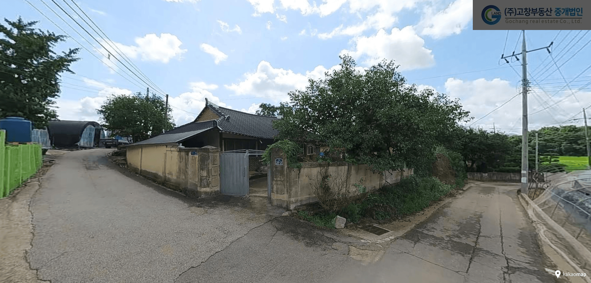 고창군 흥덕면 하남리에 위치한 농가(시골)주택