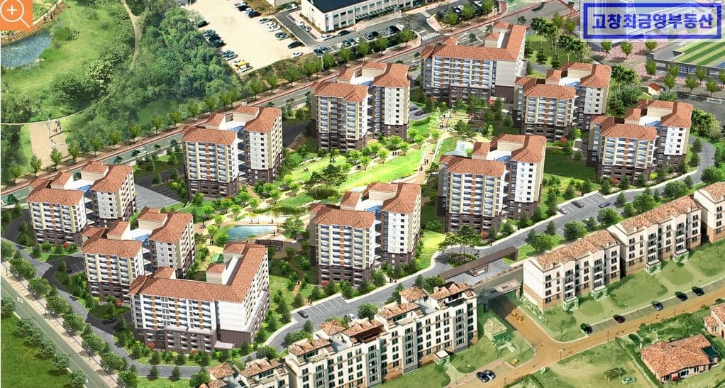 고창군 고창읍 석정관광단지에 위치한 실버타운 서울시니어스고창타워 20평형 2