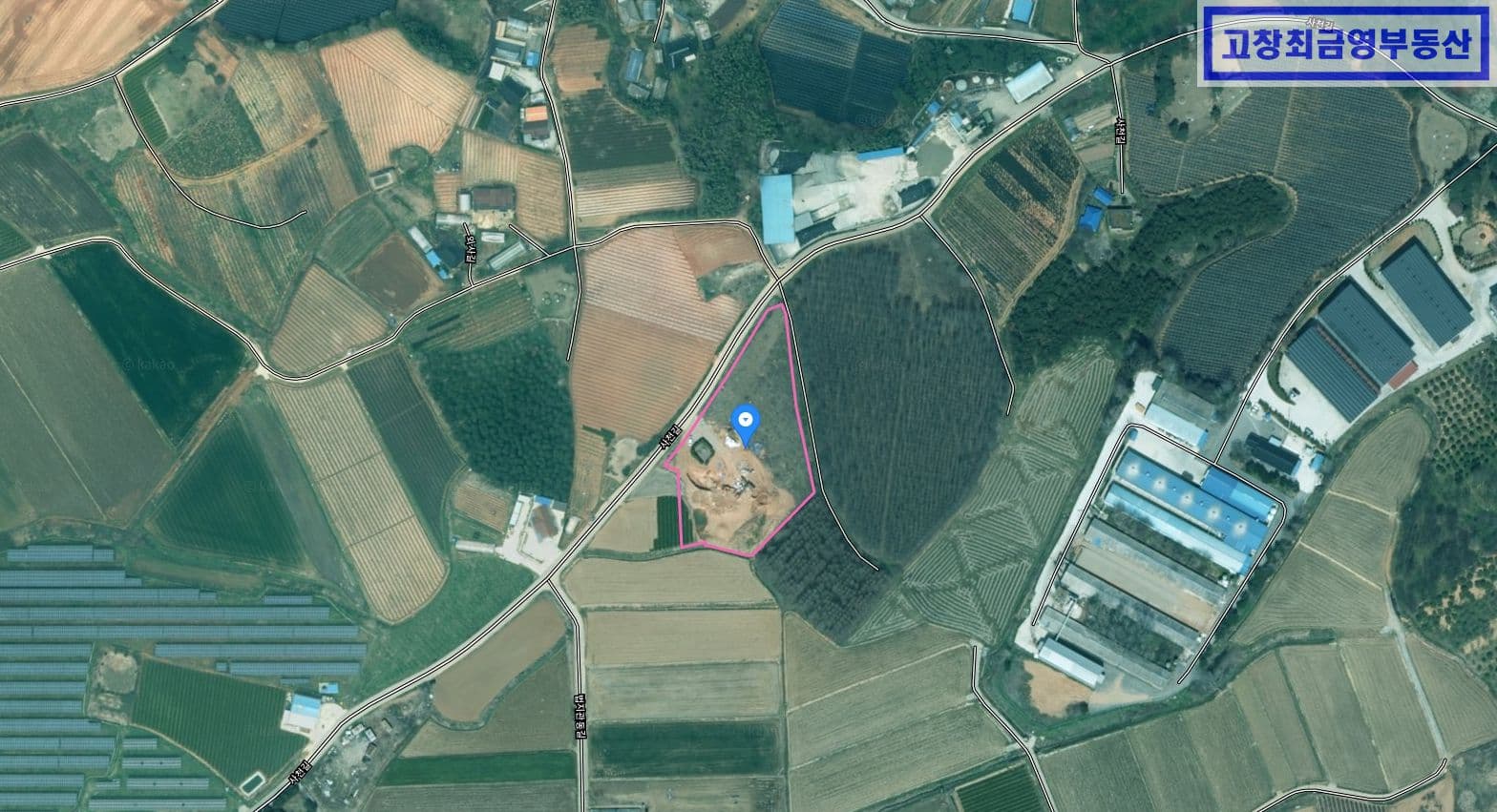 고창군 신림면 법지리에 위치한 농지(공부상 임야) 2