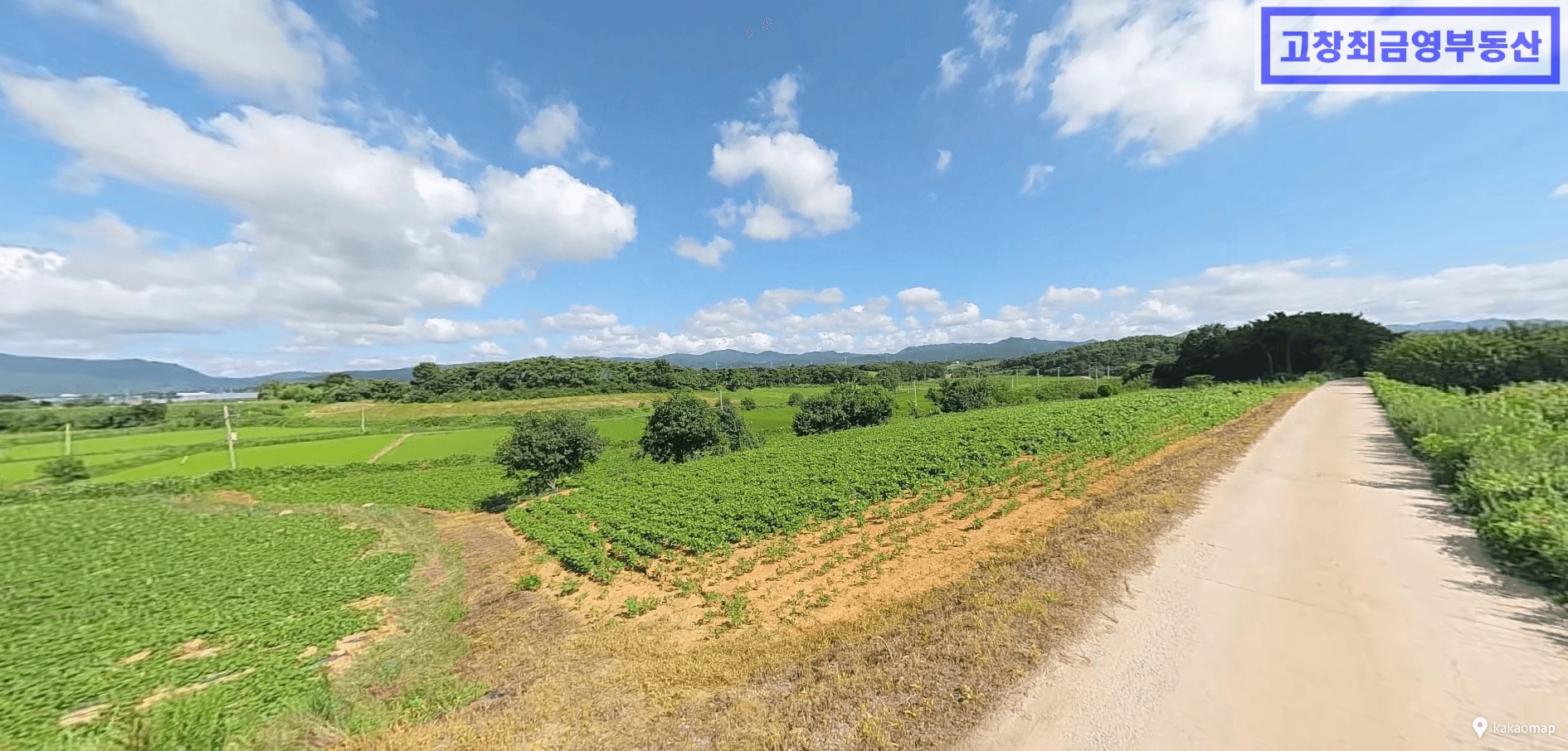 고창군 고수면 예지리에 위치한 다용도 농지