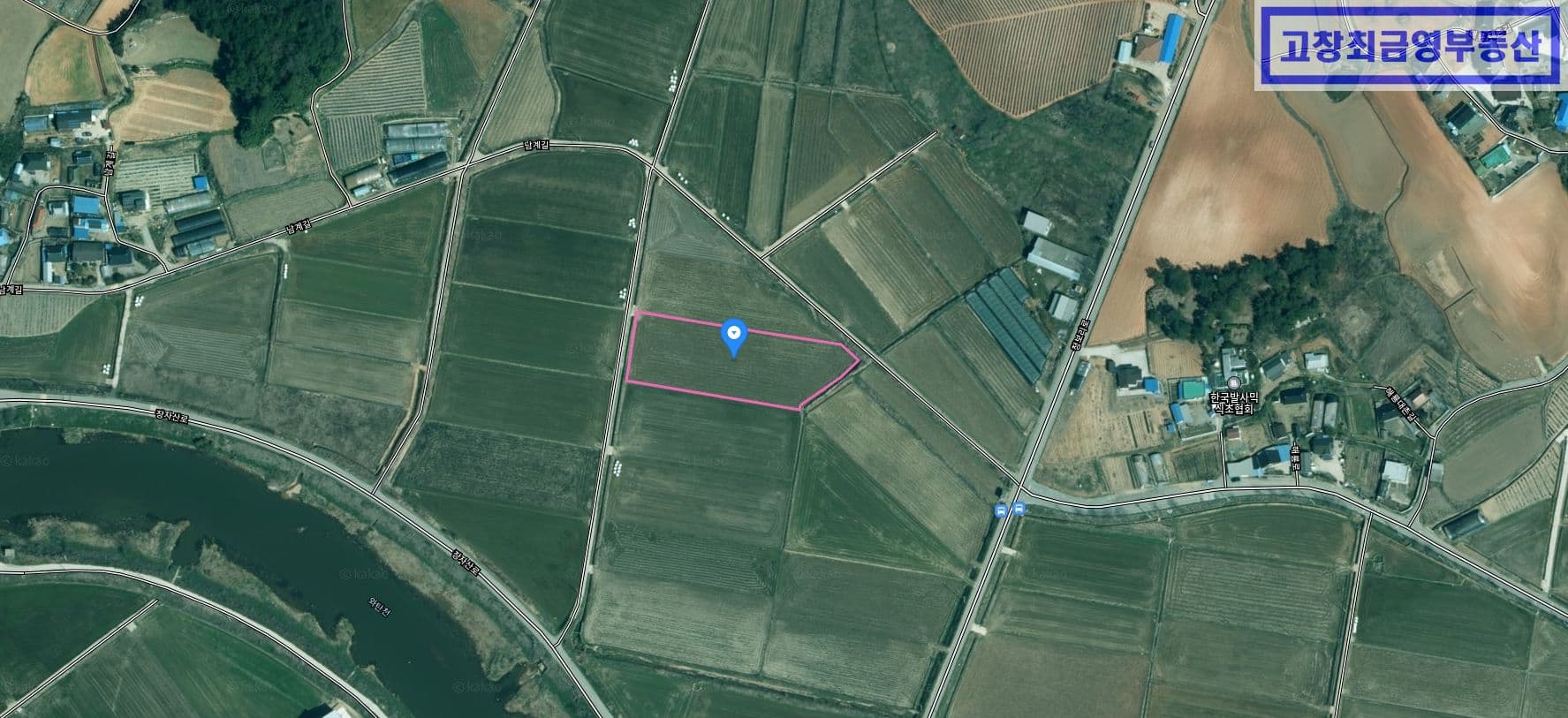 고창군 대산면 해룡리에 위치한 벼농사용 농지 2