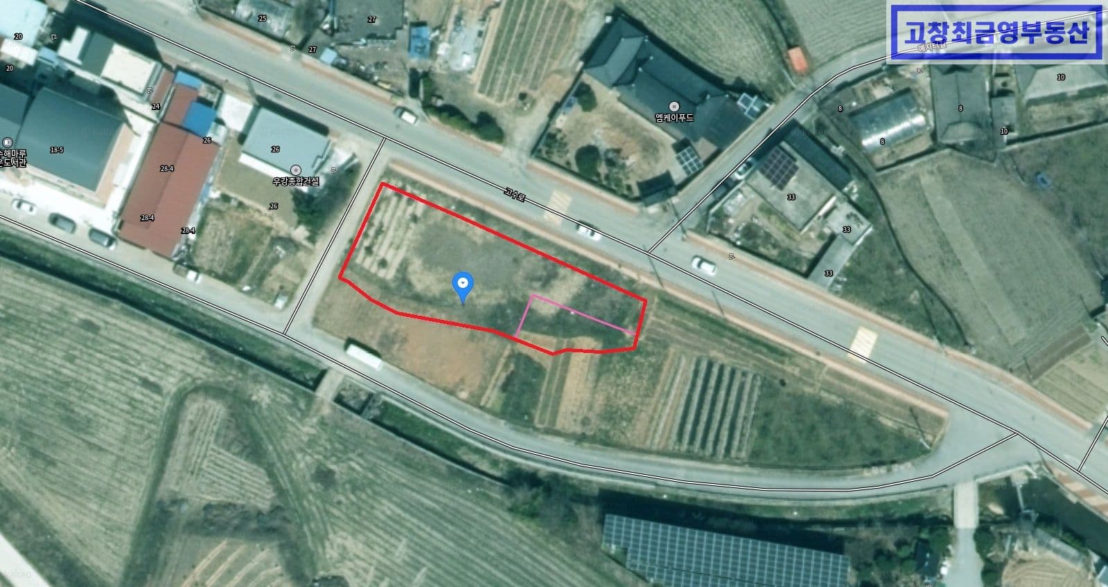 고창군 고수면 황산리 도로변에 위치한 다용도 토지 4