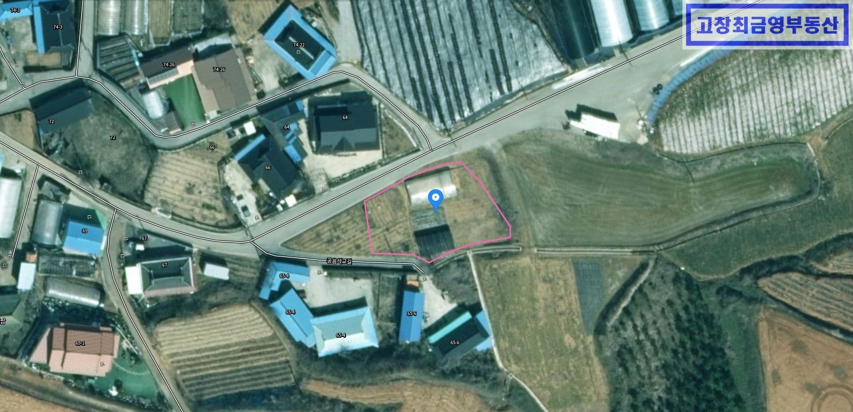 고창군 공음면 석교리 마을 입구에 위치한 농어가주택 건축 적합지 3