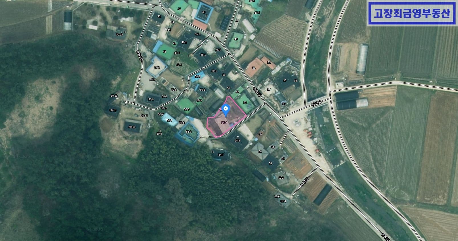 고창군 심원면 연화리에 위치한 단독주택 건축부지