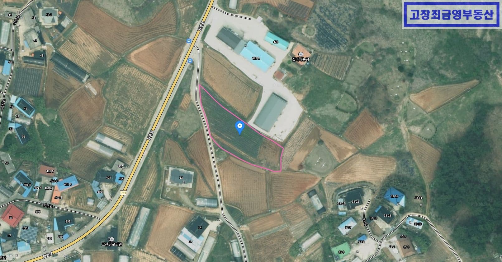 고창군 부안면 봉암리에 위치한 다용도 토지 3