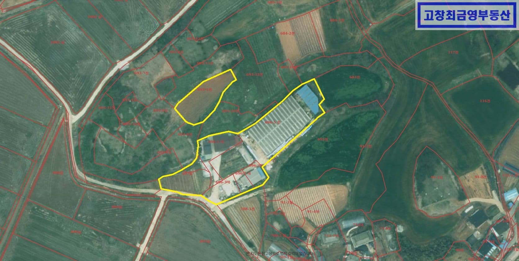 고창군 흥덕면 후포리에 위치한 한우사육용 축사와 주택 2