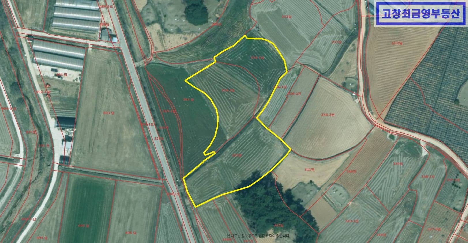 고창군 신림면 외화리에 위치한 다용도 농지 2
