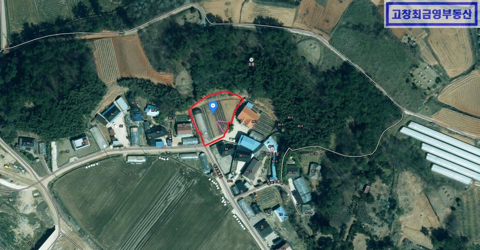 고창군 공음면 장곡리에 위치한 주택건축 적합지 2