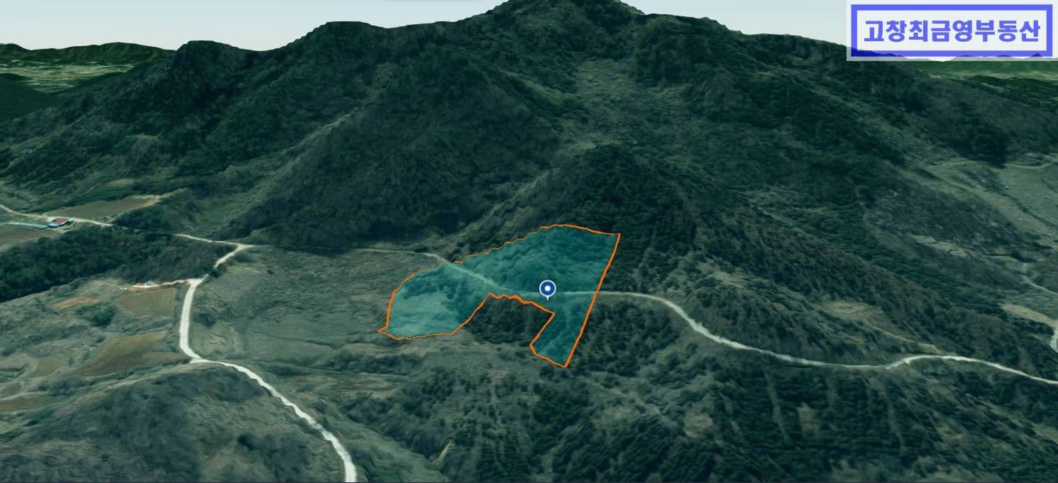고창군 상하면 검산리에 위치한 일반임야