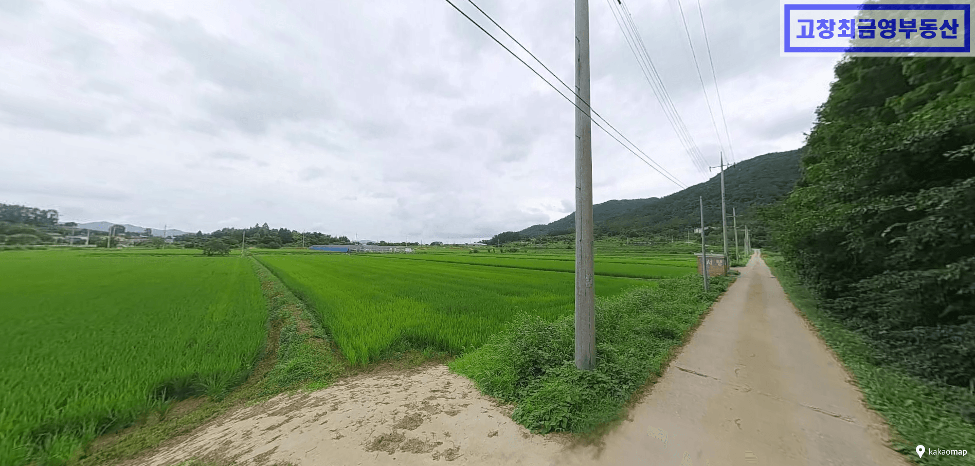 고창군 심원면 월산리에 위치한 벼농사용 농지 1.5필지